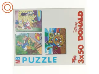 Puslespil, 3x50 fra Hasbro (str. 25 x 20 cm)