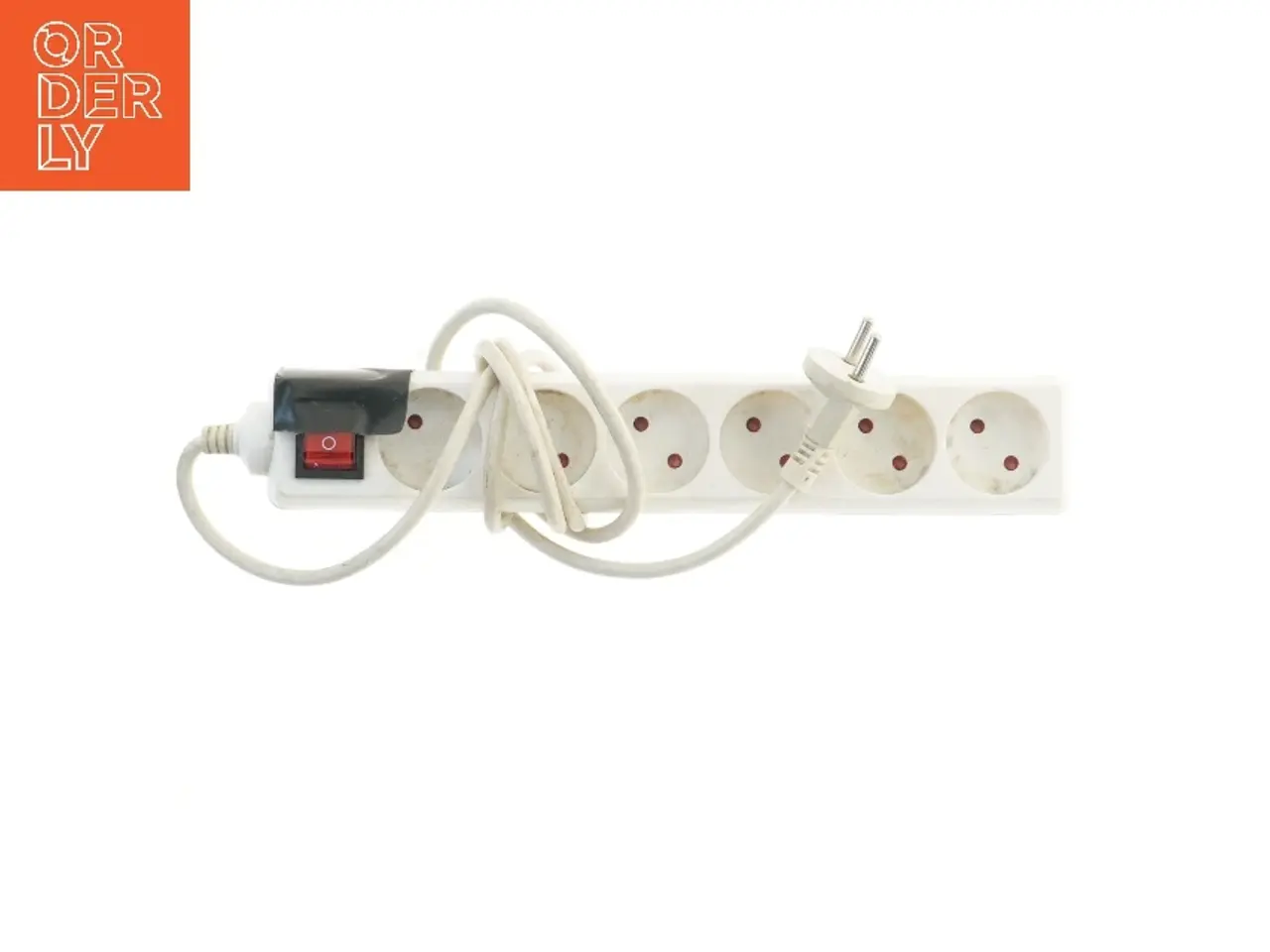 Billede 1 - Strømskinne med 6 stik (str. 30 cm)