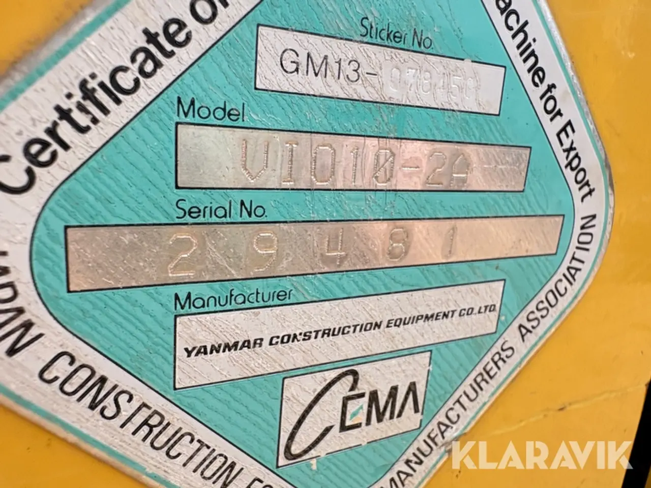 Billede 6 - Gravemaskine Yanmar ViO 1.2tons Gm13