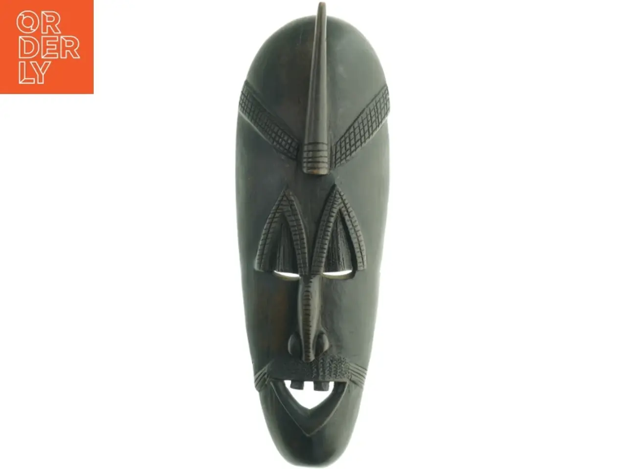 Billede 1 - Afrikansk træmaske (str. 52 x 18 cm)