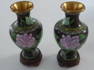 Cloisonne vaser