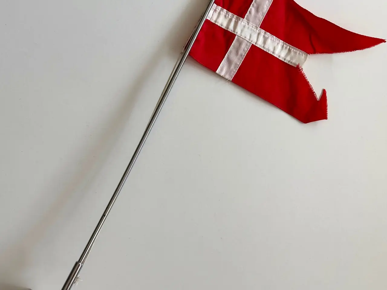 Billede 2 - Bordflag, lyserød base