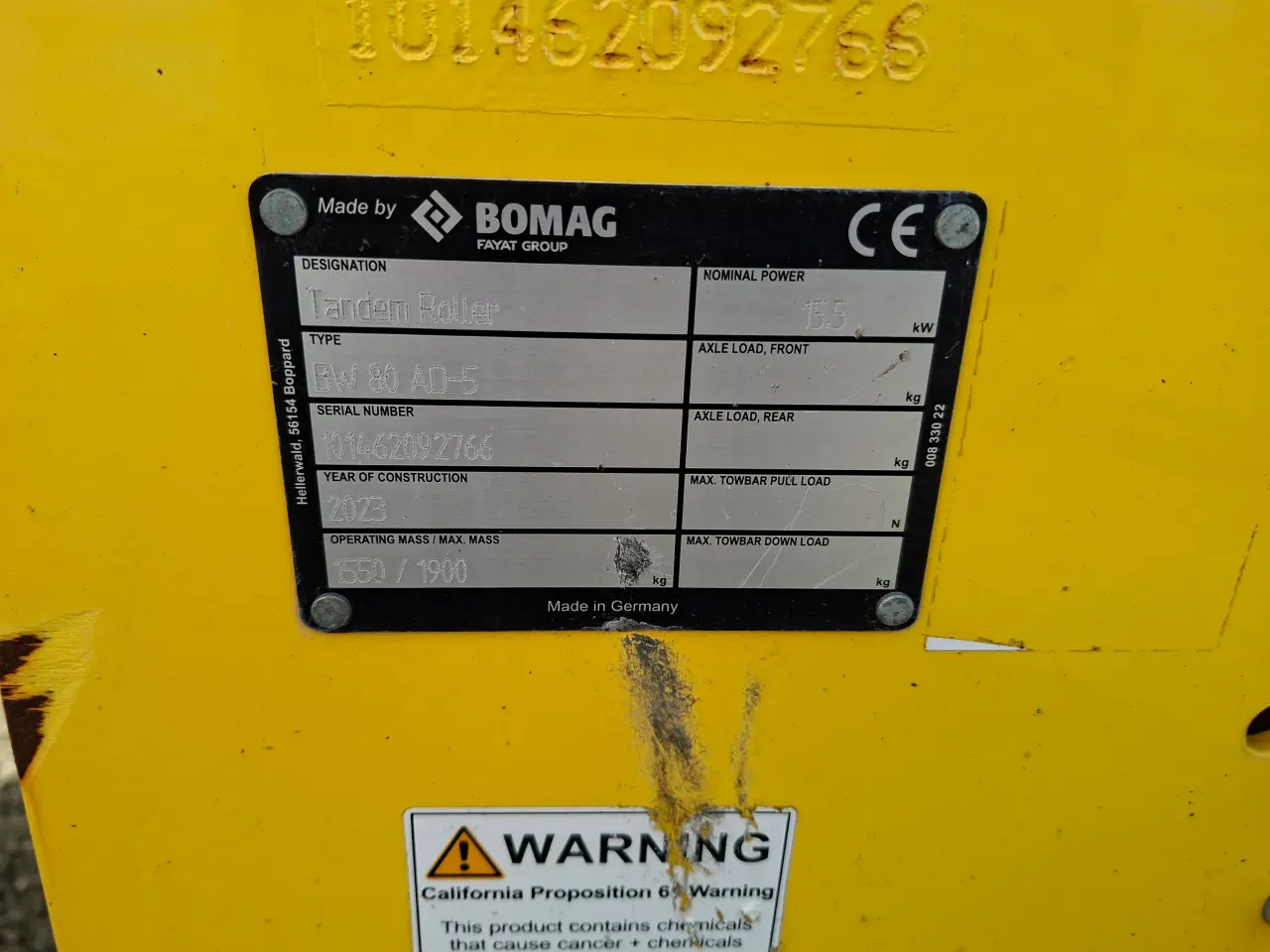 Billede 10 - BOMAG BW80AD-5 Tandem-Vibrationstromle