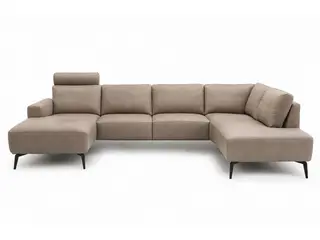 Hjort Knudsen Copenhagen Læder U-sofa - Venstrevendt