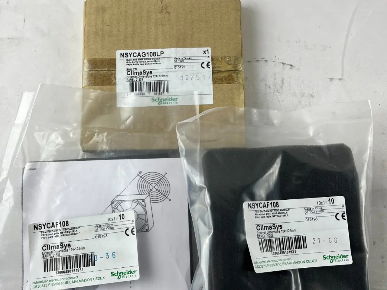 Billede 5 - Schneider Electric NSYCAF108 ClimaSys Filters for
