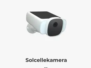 Overvågningskamera med solceller