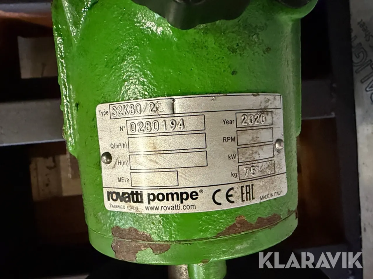 Billede 11 - Trykpumpe Rovatti S2K80/2 - 40hk