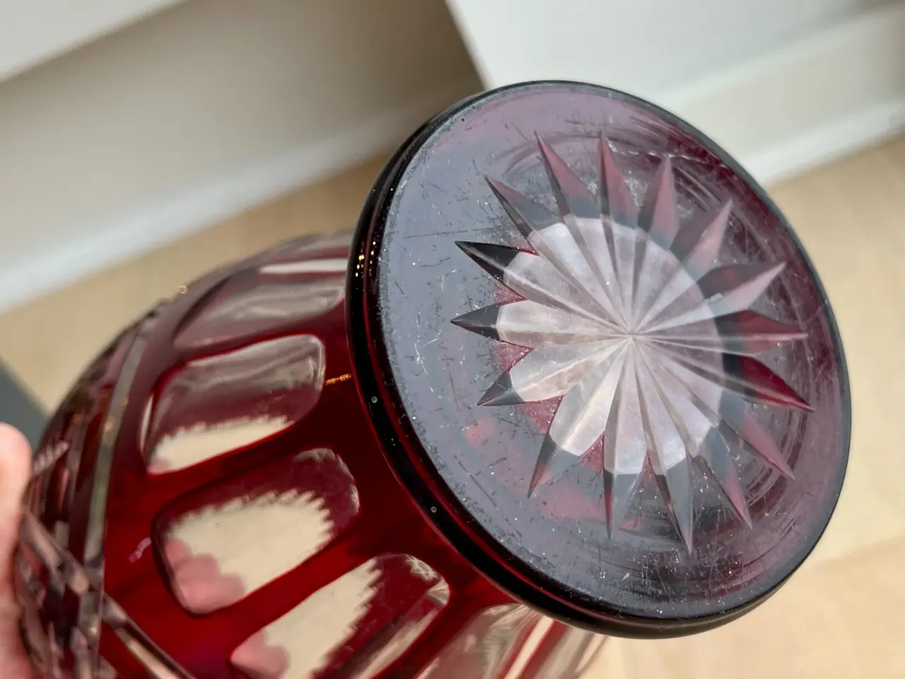 Billede 4 - Böhmisk krystal vase og karaffel