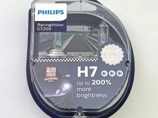 NY H7 PHILIPS Kraftigste Pærer Racing Vision GT200