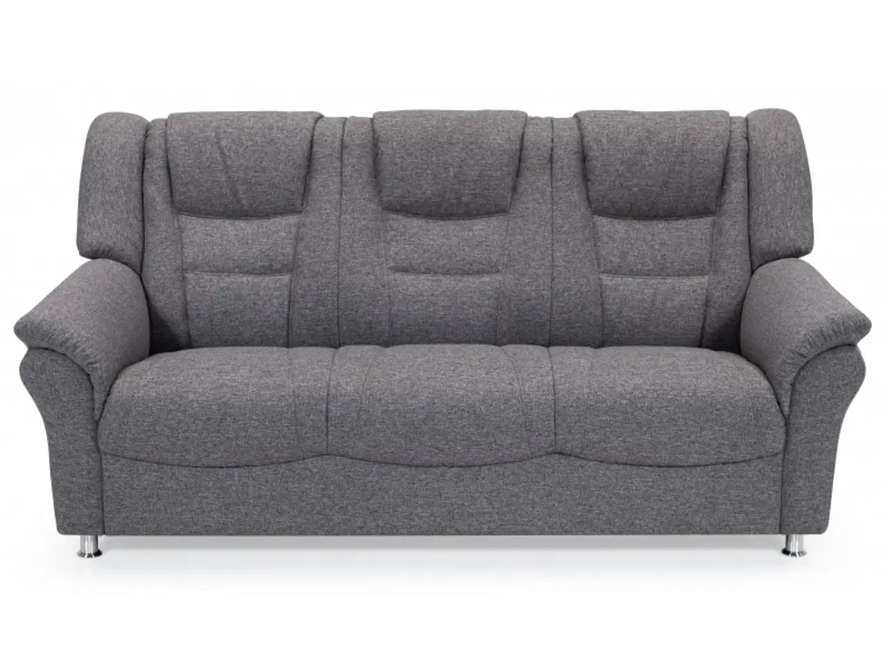 Billede 1 - Strib 3 Personers sofa Stof
