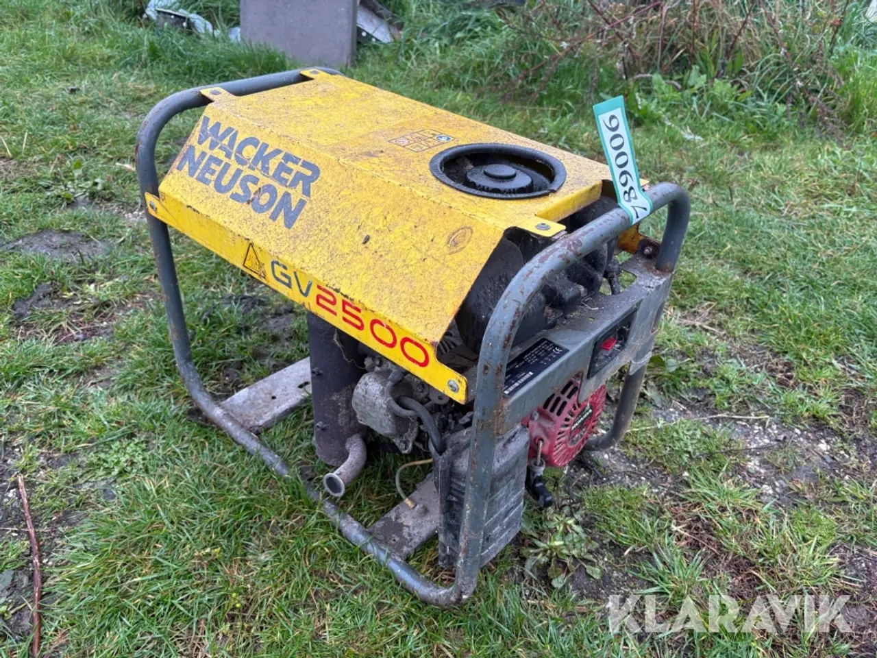 Billede 3 - Generator Wacker Neuson Gv2500 - benzindrevet