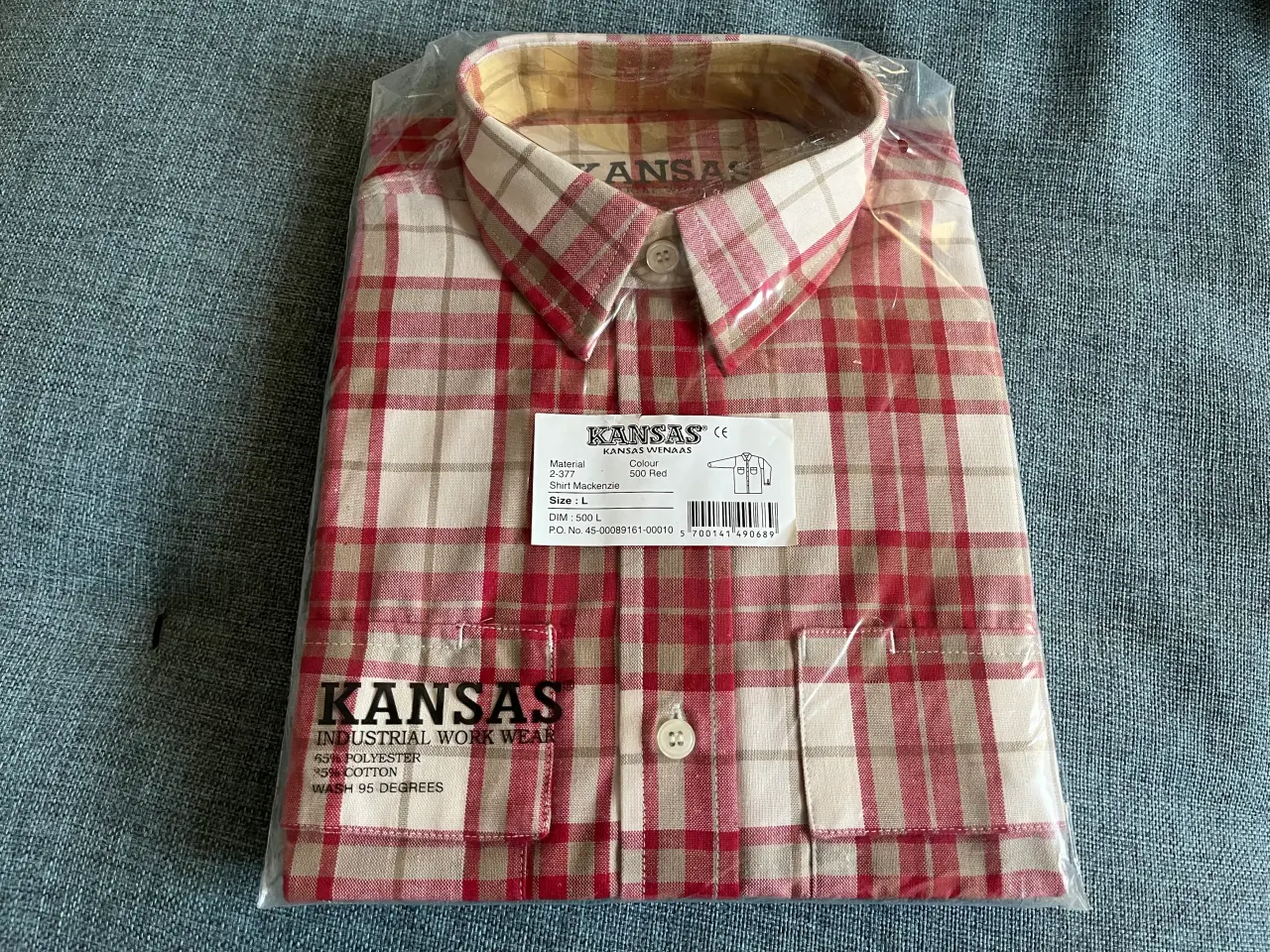 Billede 1 - Fed skovhuggerskjorte fra Kansas, L