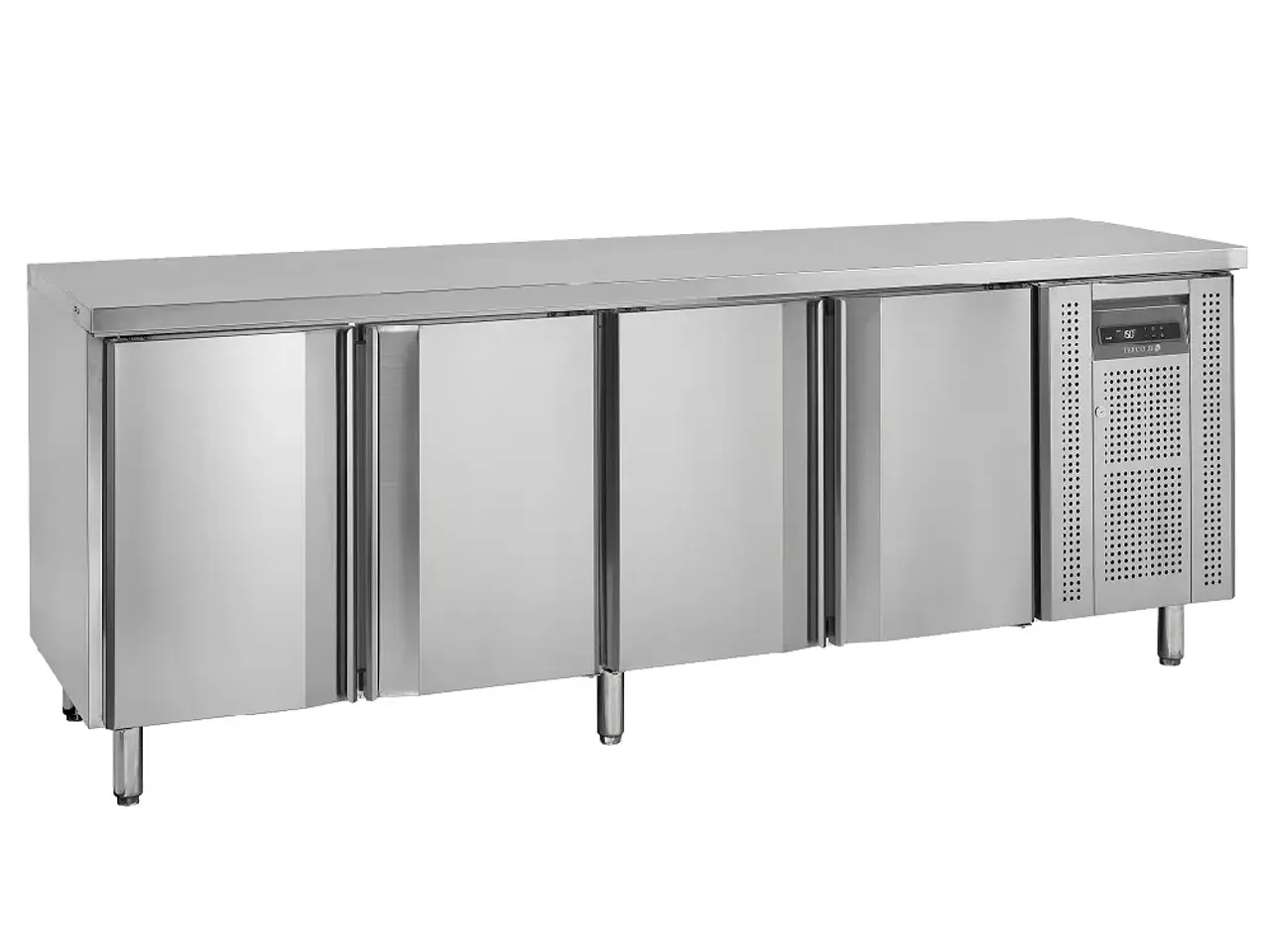 Billede 1 - Tefcold CF7410 Frysebord GN1/1 med kant – 4 Døre