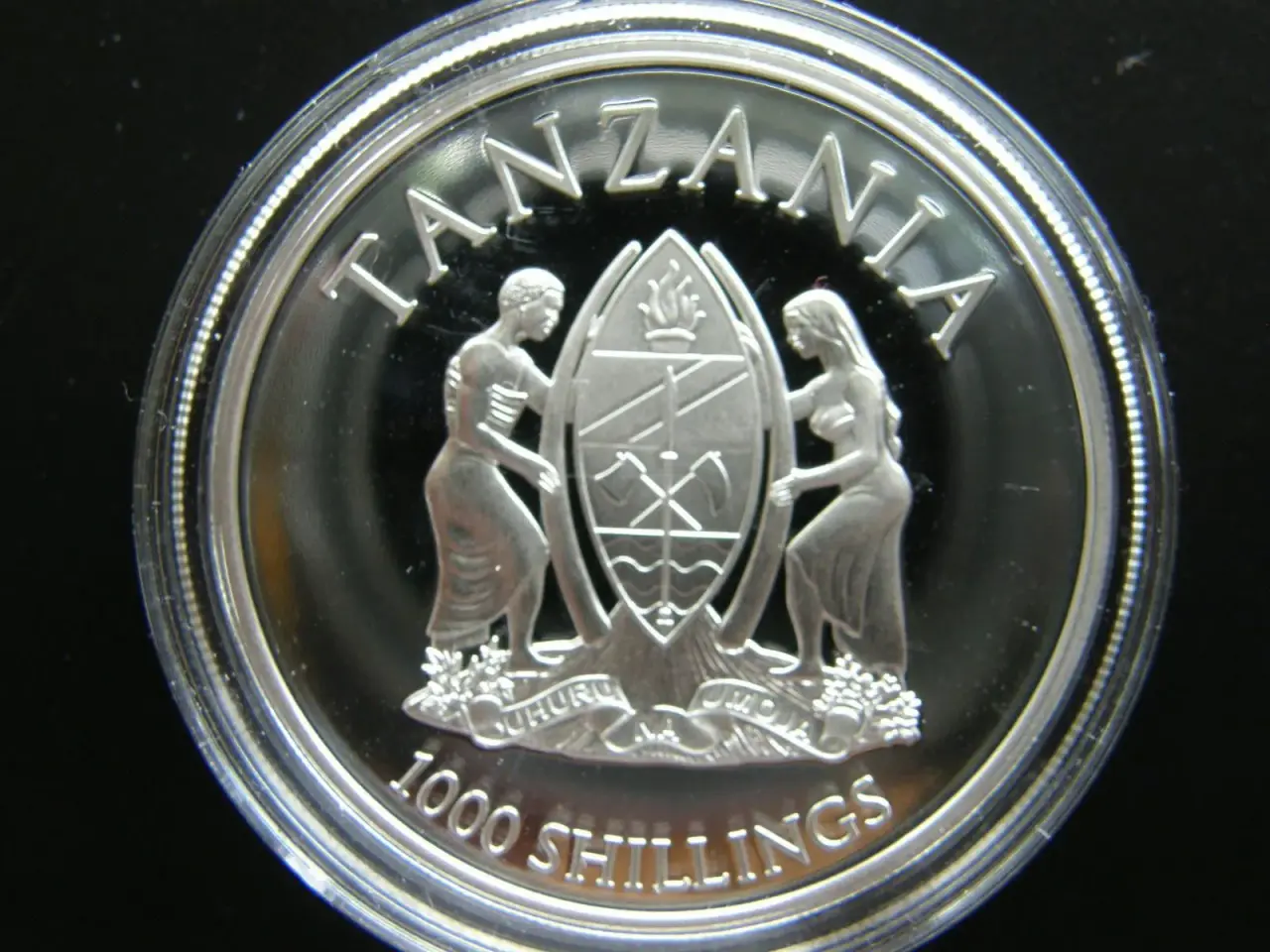 Billede 4 - Tanzania 1000 Shillings 2013 Sølv.