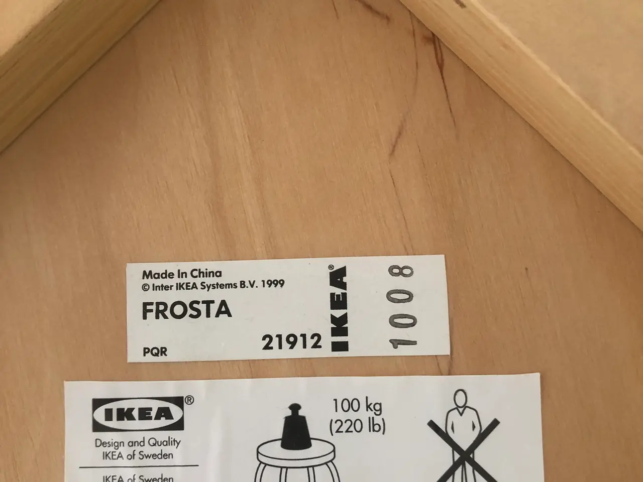 Billede 2 - IKEA Frosta skammel