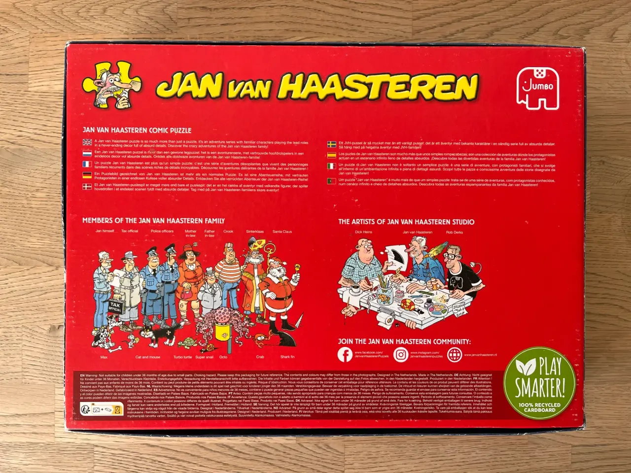 Billede 5 - KOMPLET - JAN VAN HAASTEREN puslespil 1500 brikker