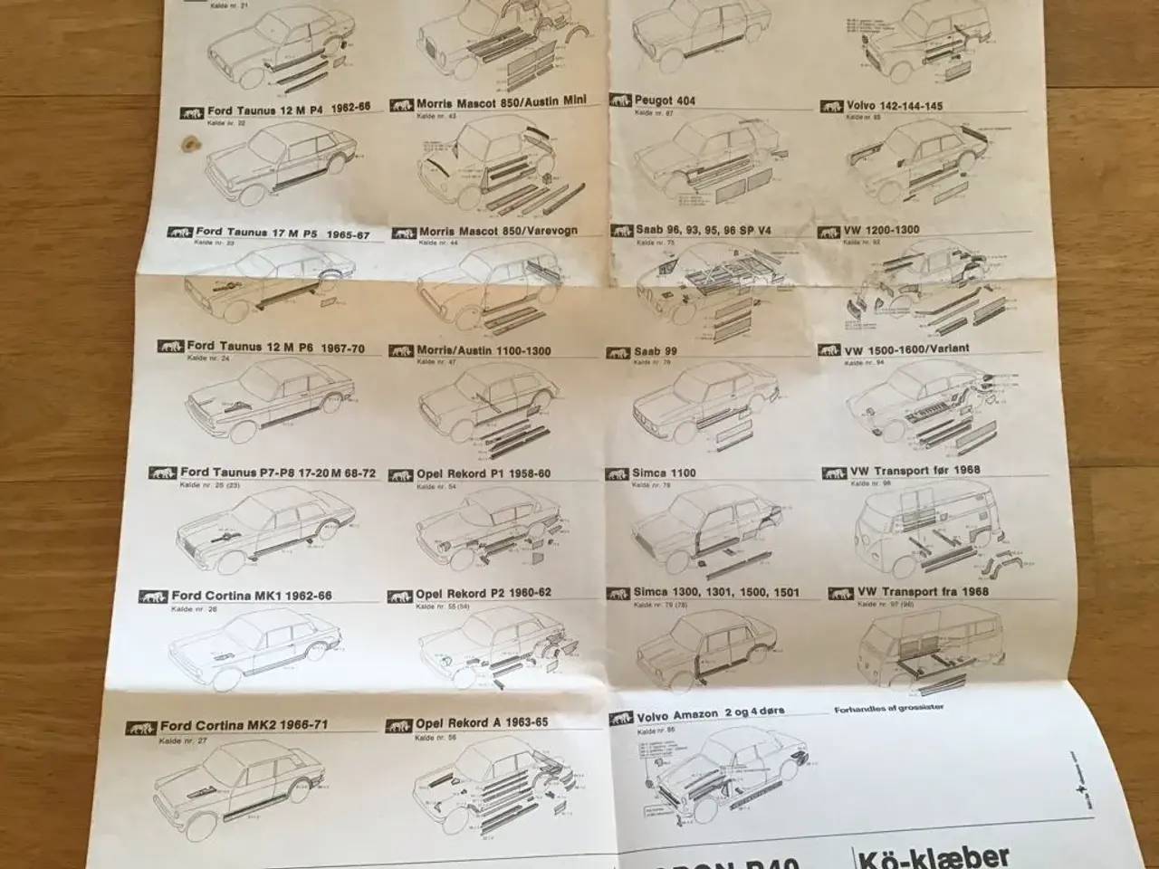 Billede 3 - Bilplakat gammel