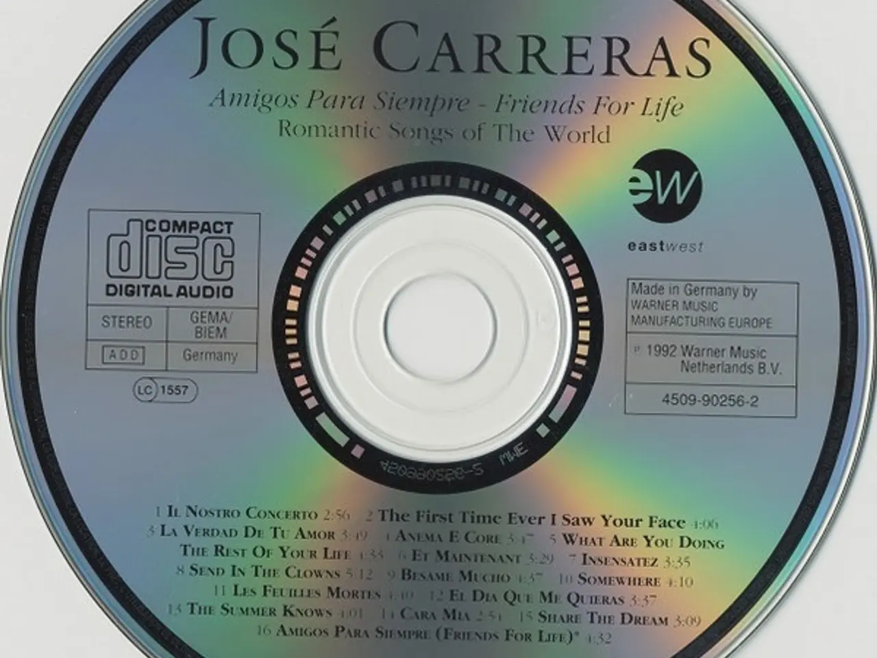 Billede 3 - José Carreras – Amigos Para Siempre/Friends… – CD