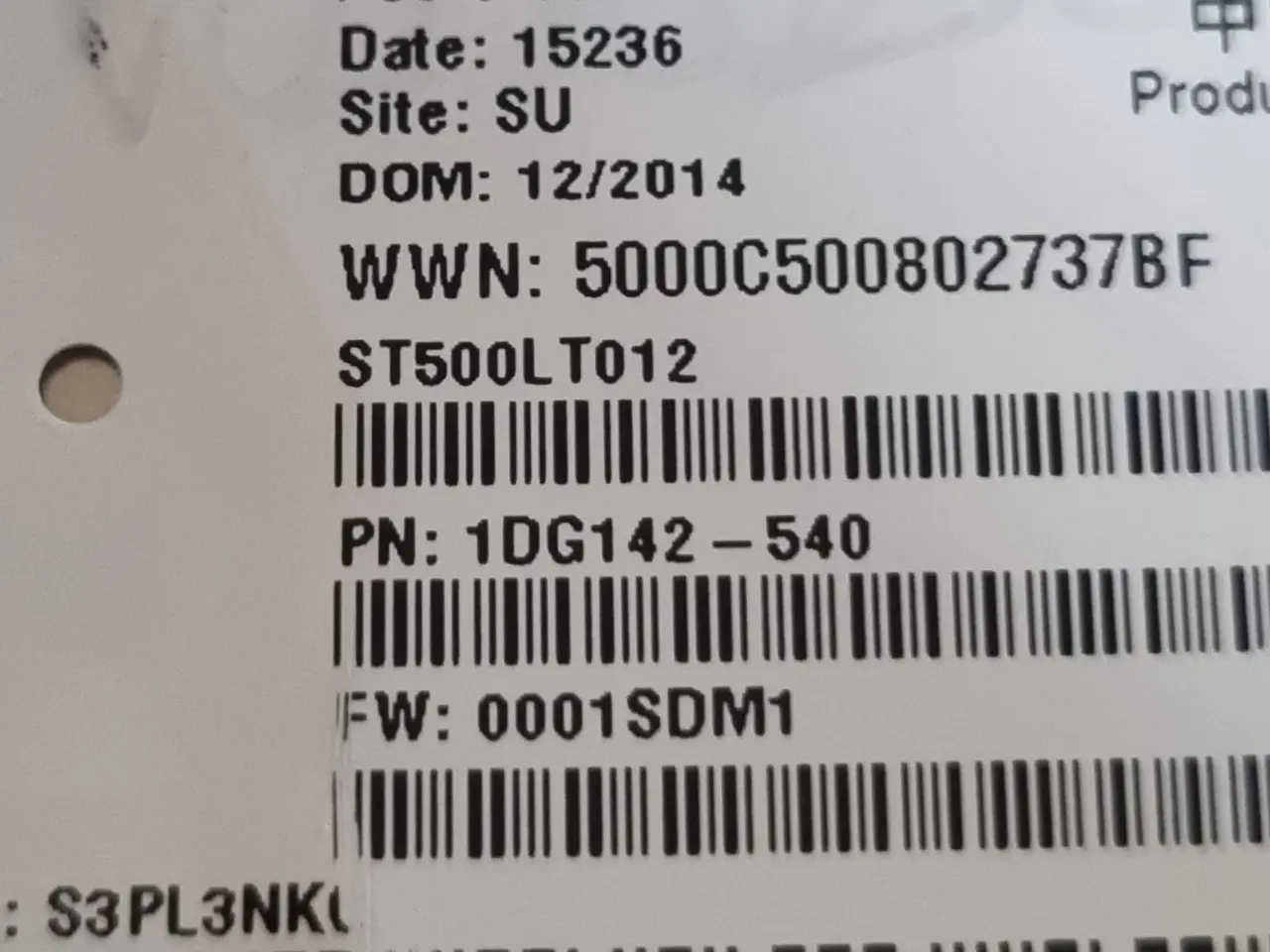 Billede 2 - Seagate 500GB 2.5" harddisk!