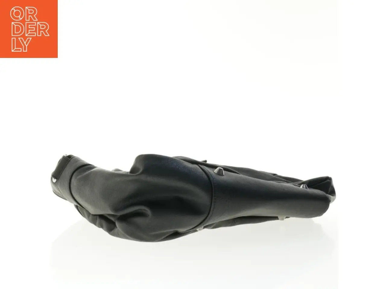 Billede 7 - Sort læderpusletaske (str. 47 x 24 x 18 cm)