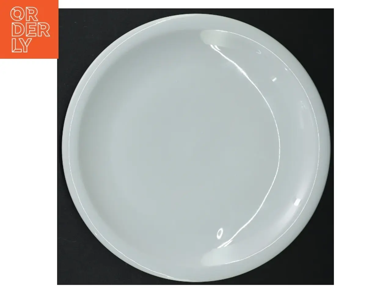 Billede 4 - 8 middagstallerkener, hvidt porcelæn (str. 23,5 cm)