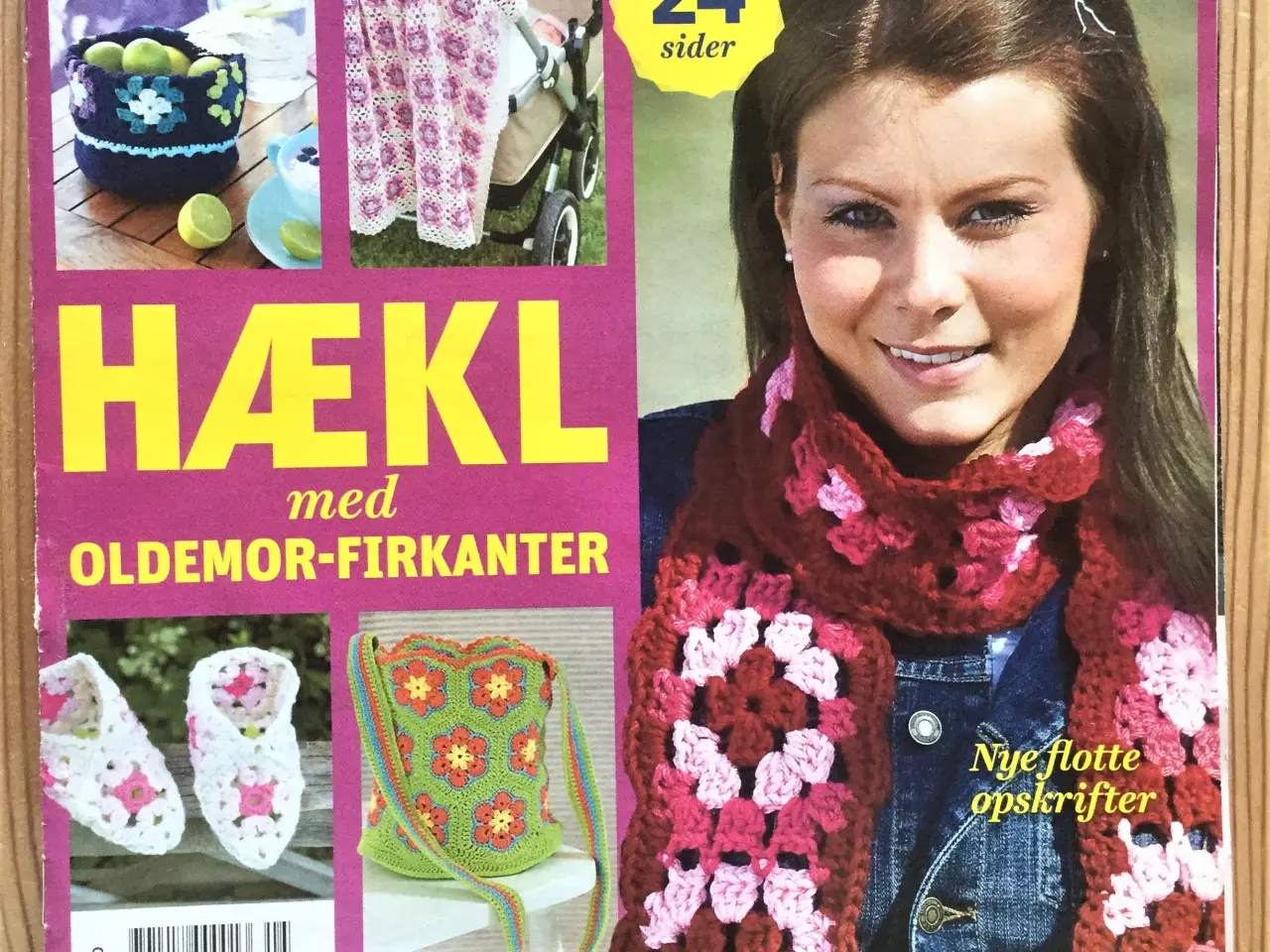 Billede 1 - Hækl med oldemor firkanter