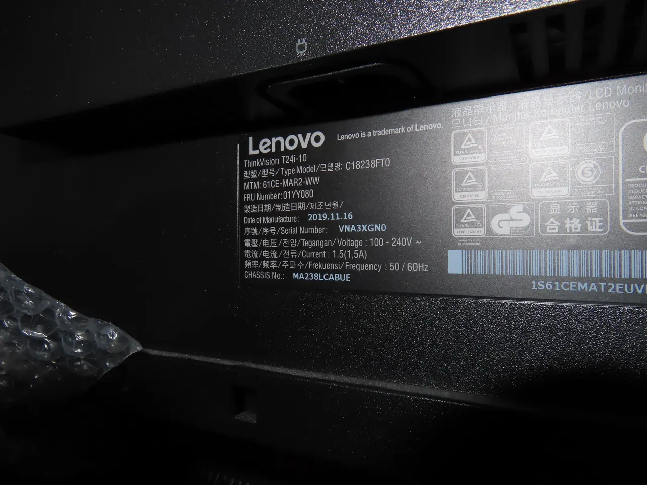 Billede 6 - 11 stk. Computerskærme LENOVO T24i-10