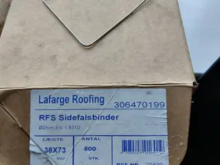 Lafarge RFS Sidefalsbinder.
