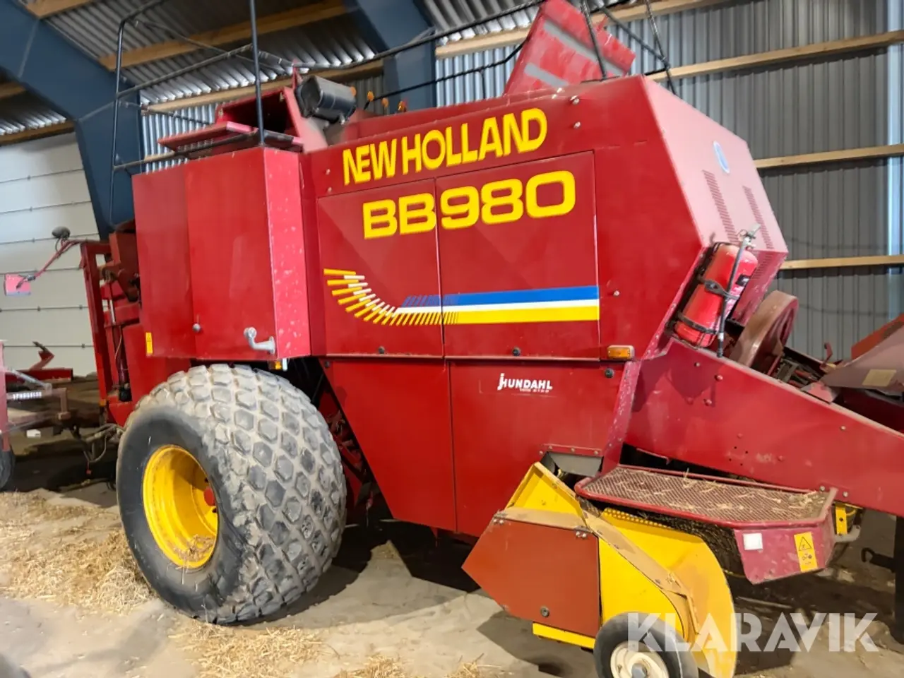 Billede 4 - Ballepresser New Holland Bb980 med ballevogn