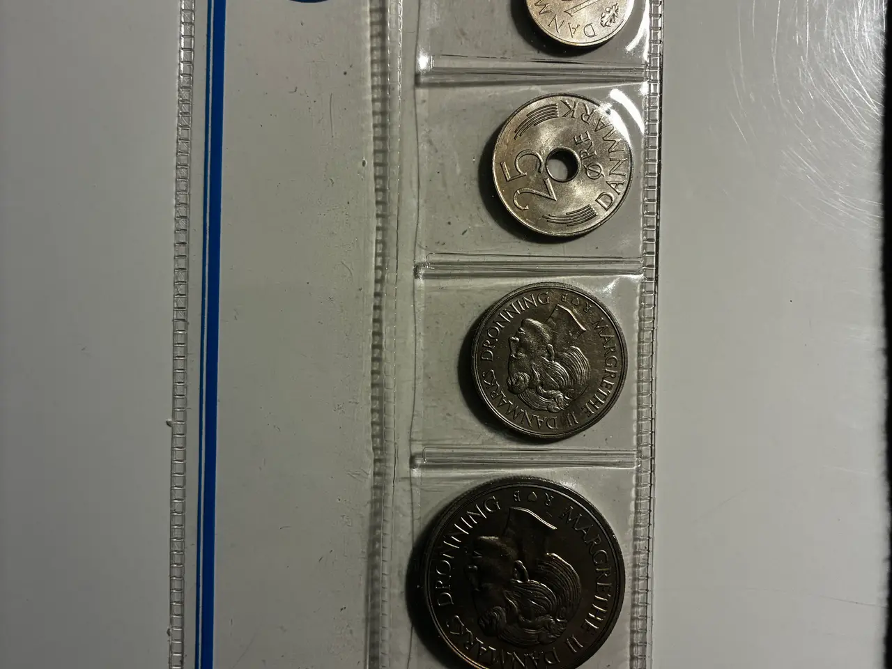 Billede 4 - Danske mønter, 2 årgangs sæt (1981 og 1986)
