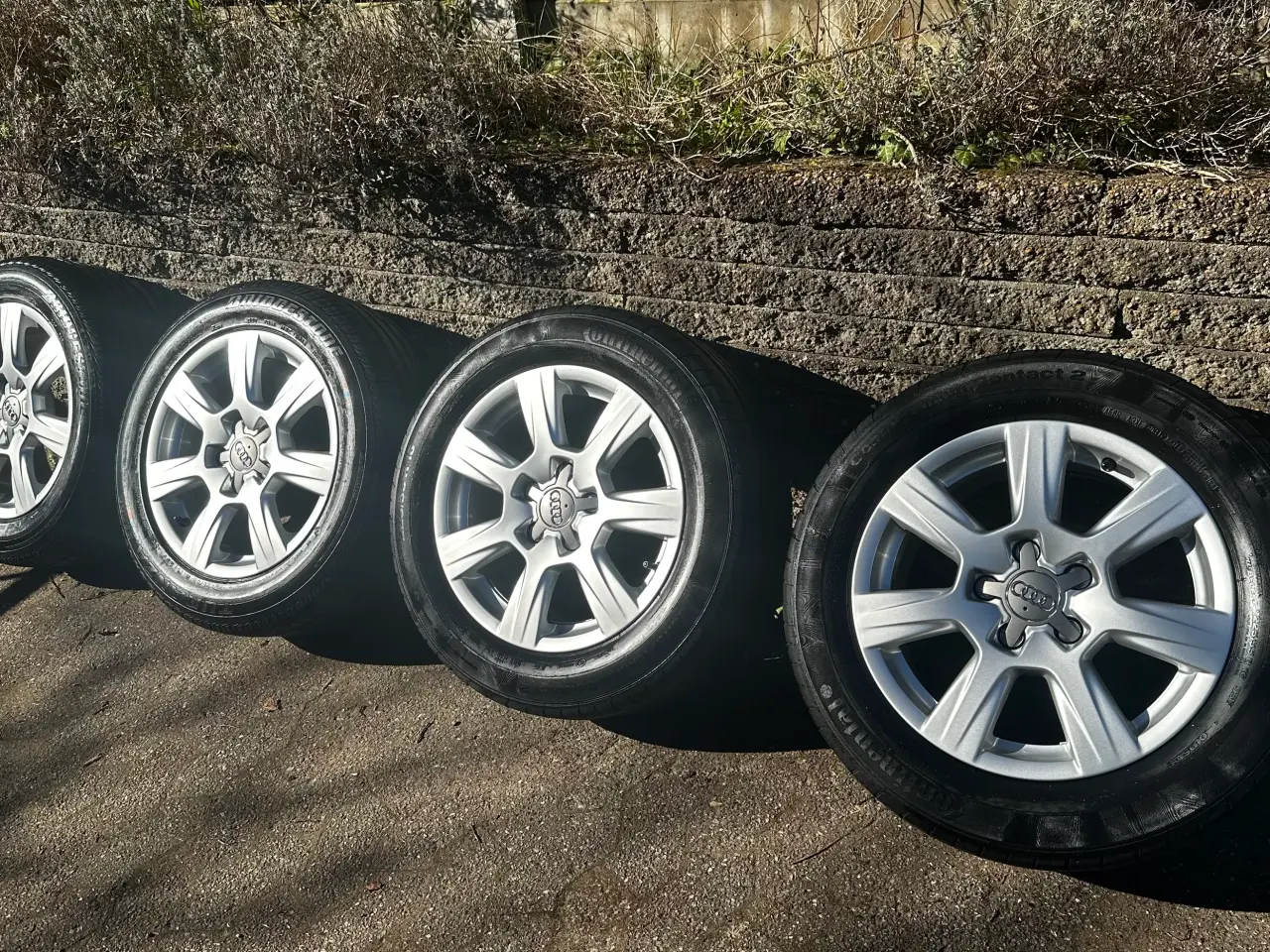 Billede 2 - Audi Alufælge (originale) med dæk