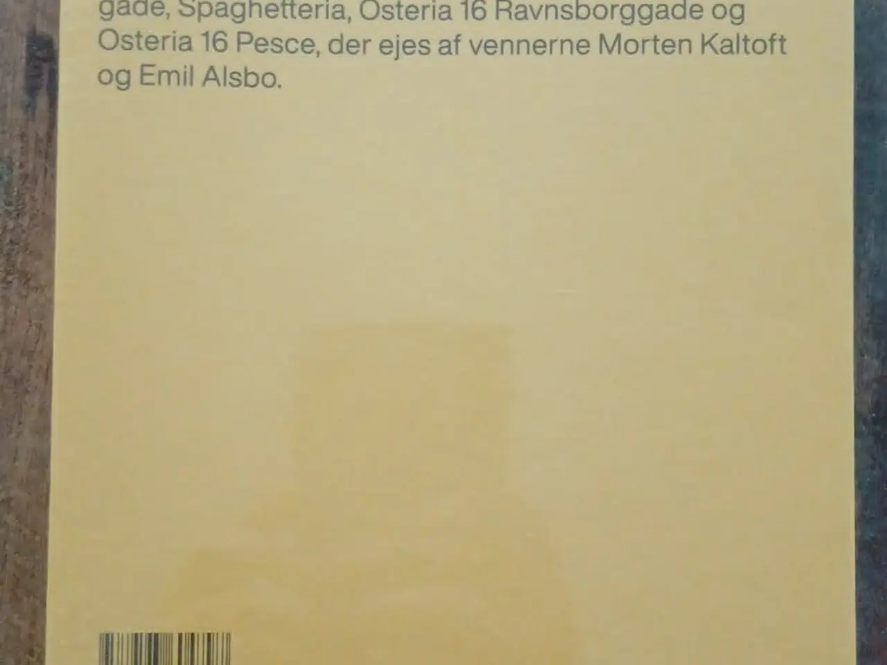 Billede 2 - Osteria 16 & Osteria 16 no. 2 Af Emil Alsbo og Mor