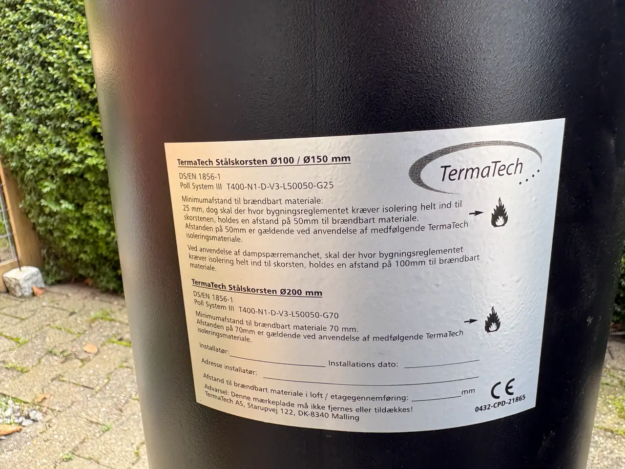 Billede 2 - Termotech stålskorsten