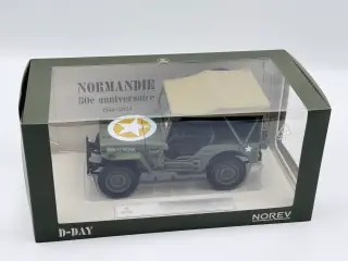1944 Jeep US Army 1st Division infantry D-Day 1:18