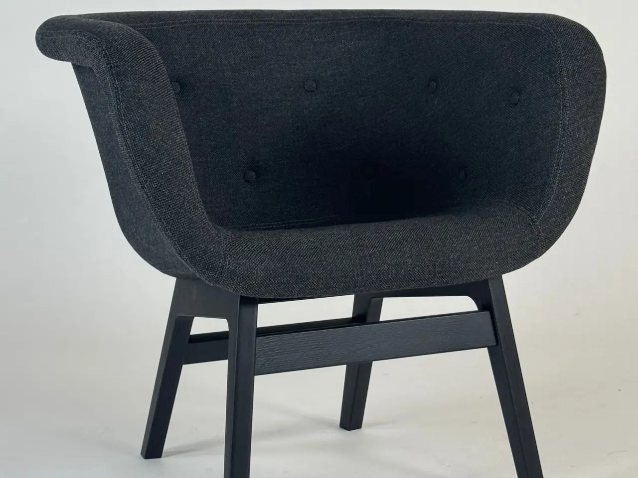 Billede 1 - +HALLE Chester Loungestol – Sort
