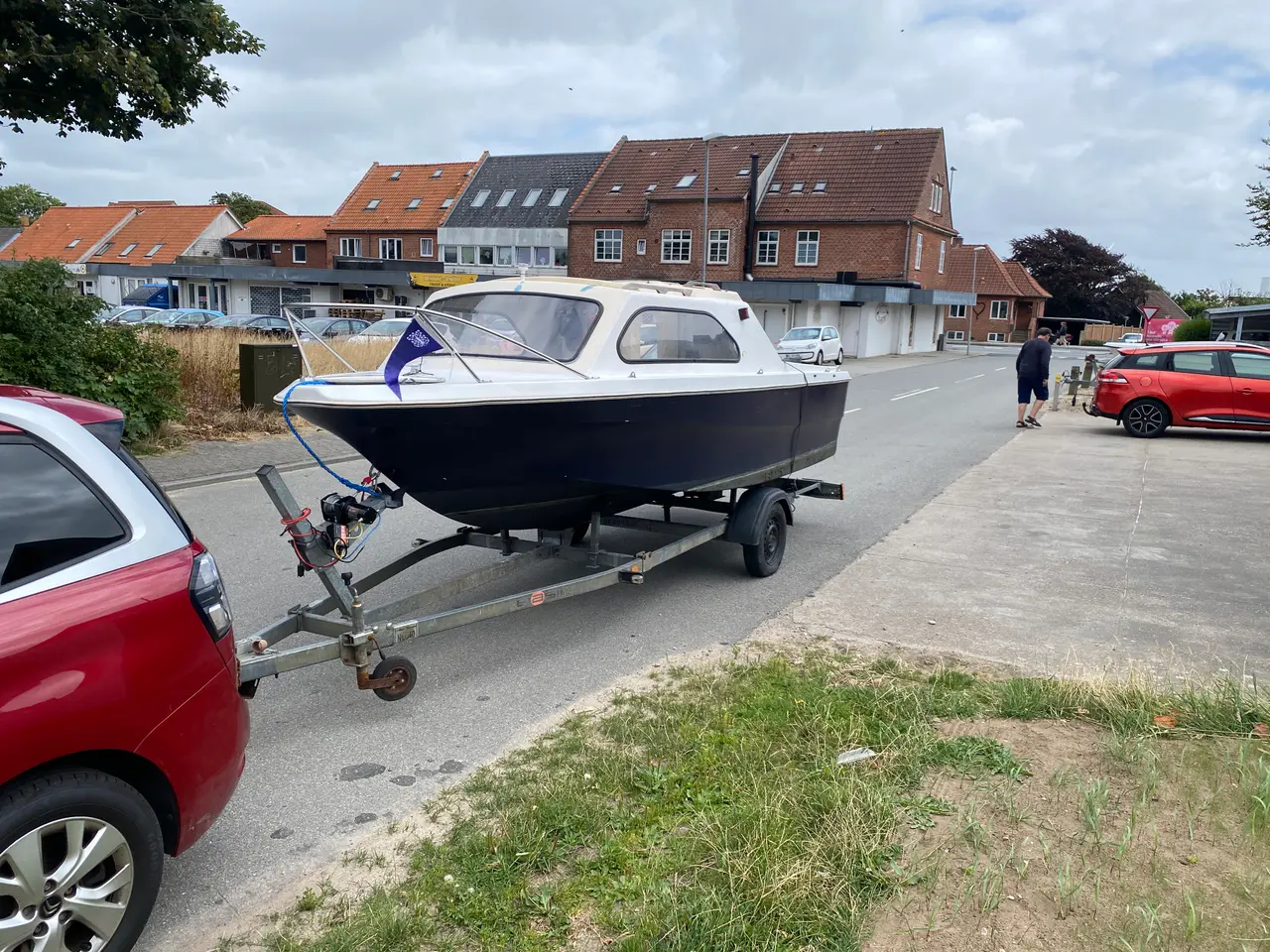 Billede 3 - Shetland 536 med 45 hk Mariner og trailer.