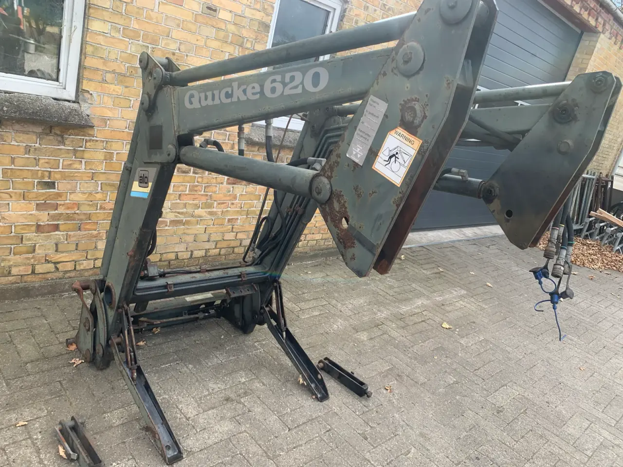 Billede 2 - Ålø/Quicke 620 frontlæsser, Euro beslag.