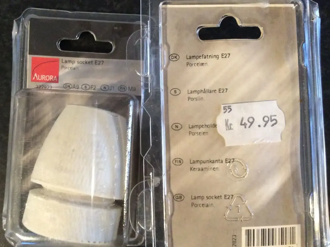 Billede 1 - Lampefatninger i porcelæn sælges samlet