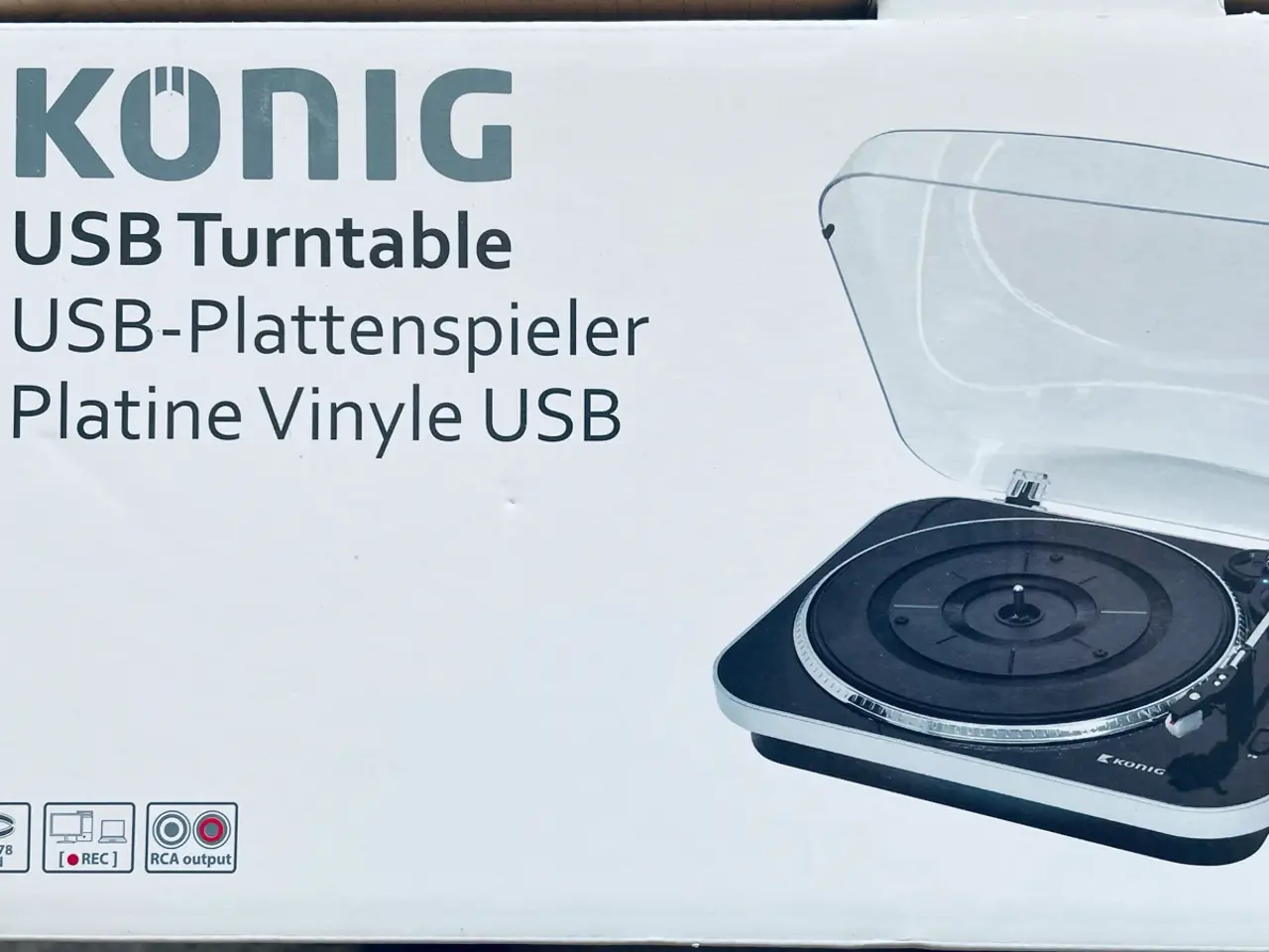 Billede 1 - Pladespiller med usb