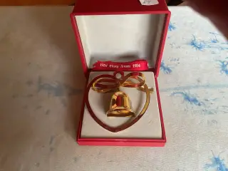 Georg Jensen juleuro 1984-2021, guld,udgåede, FRA