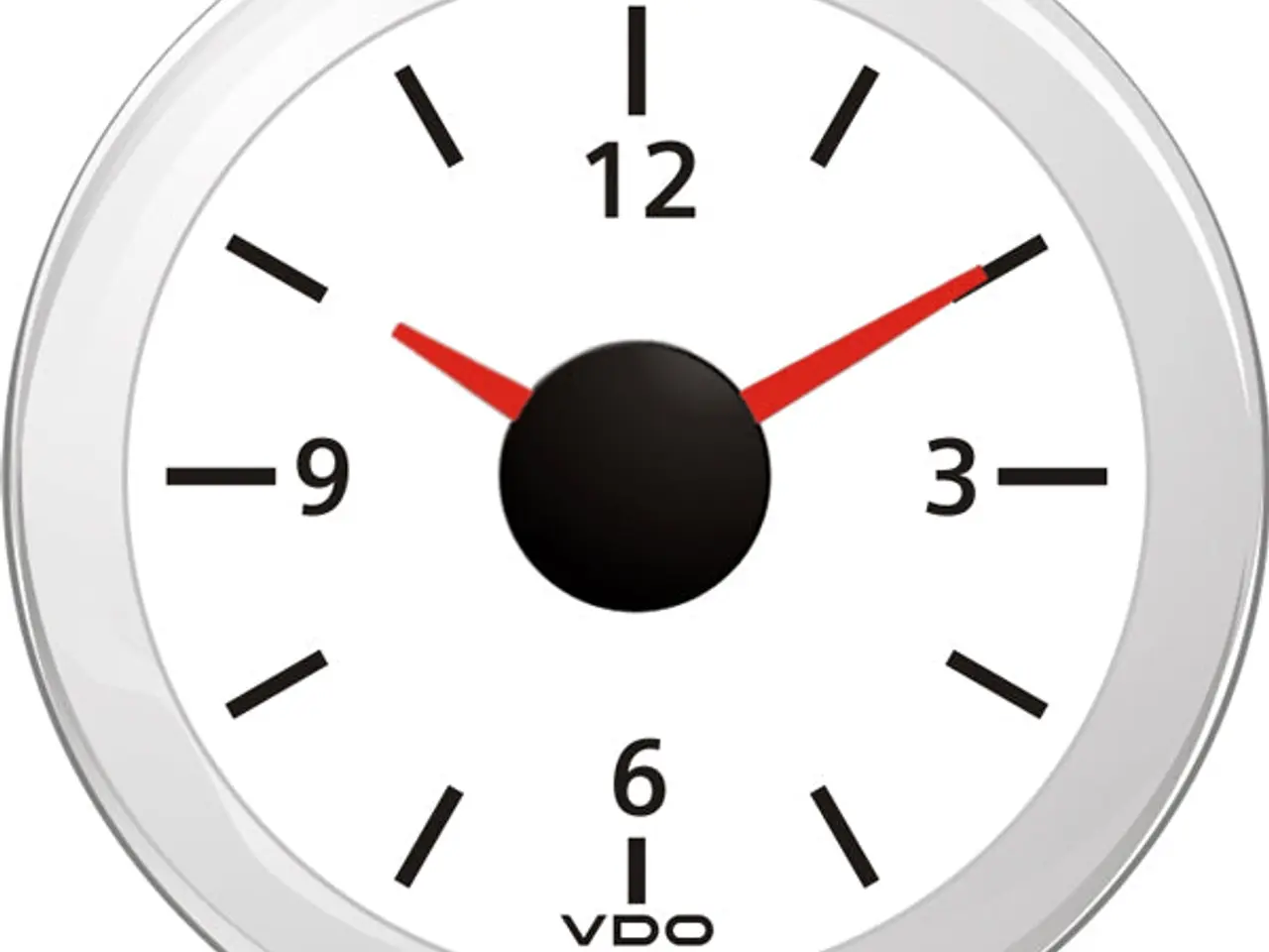 Billede 1 - VDO ur 12 V – hvid, Ø52 mm