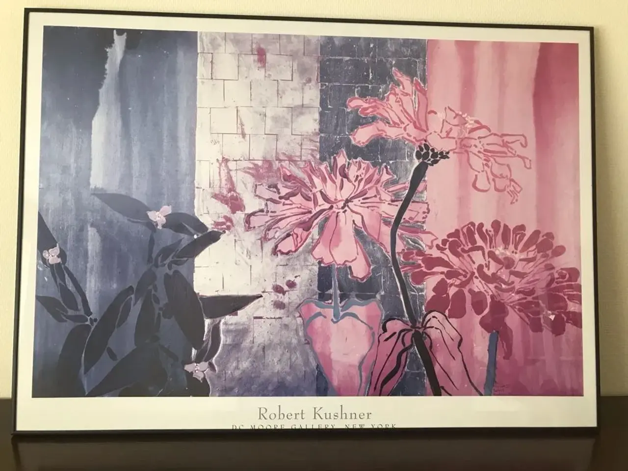 Billede 1 - Indrammet Robert Kushner plakat sælges