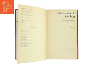 Dansk-engelsk Ordbog (Bog)