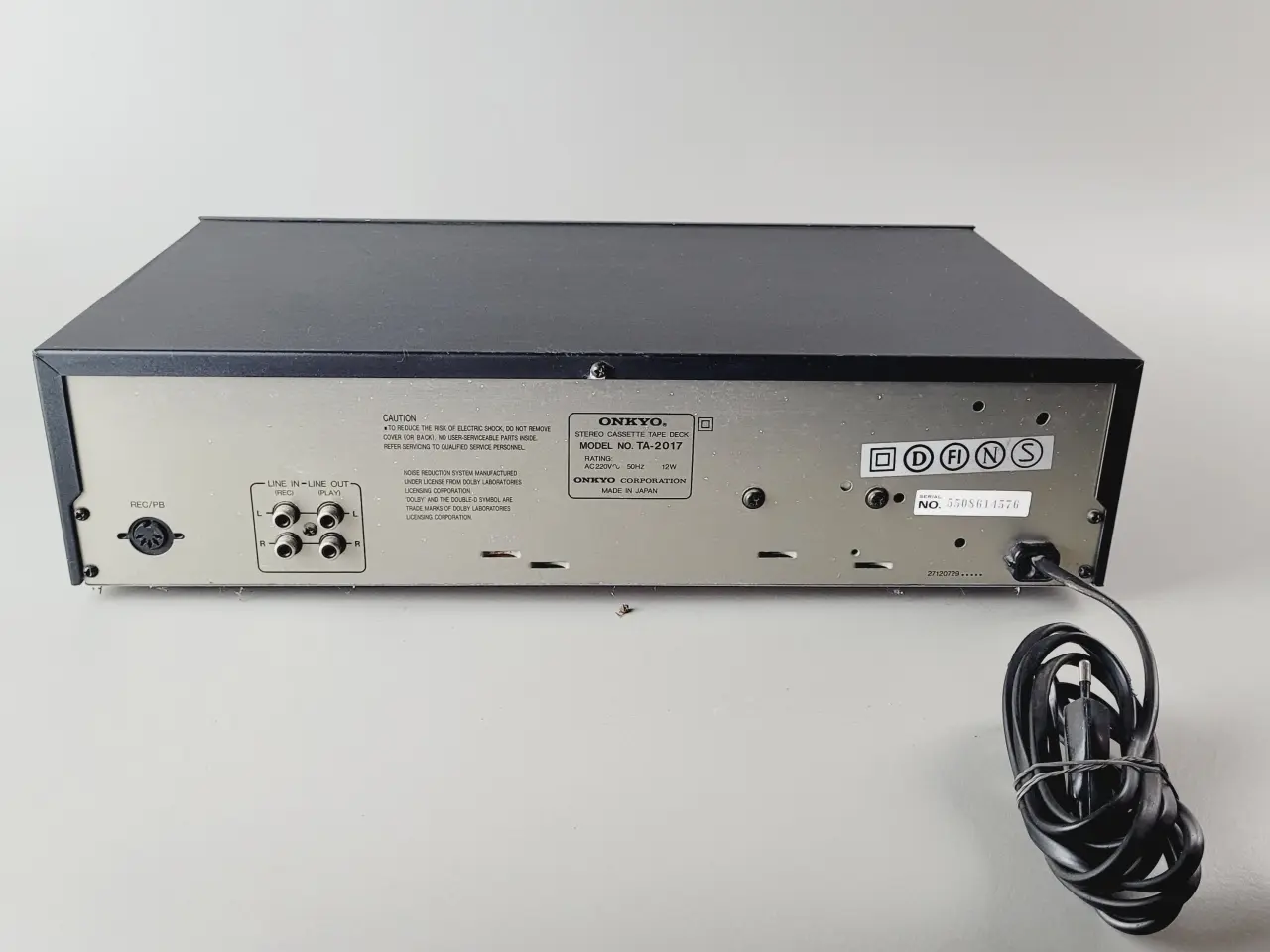 Billede 5 - ⭐️· Onkyo TA-2017 Stereo Kassettebåndoptager
