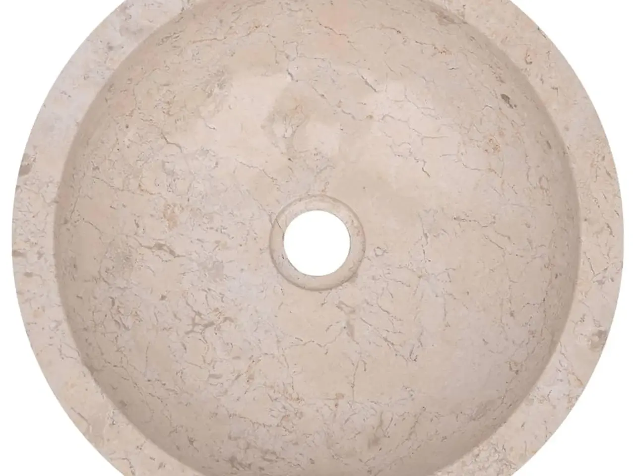Billede 11 - Håndvask 40 x 12 cm marmor cremefarvet