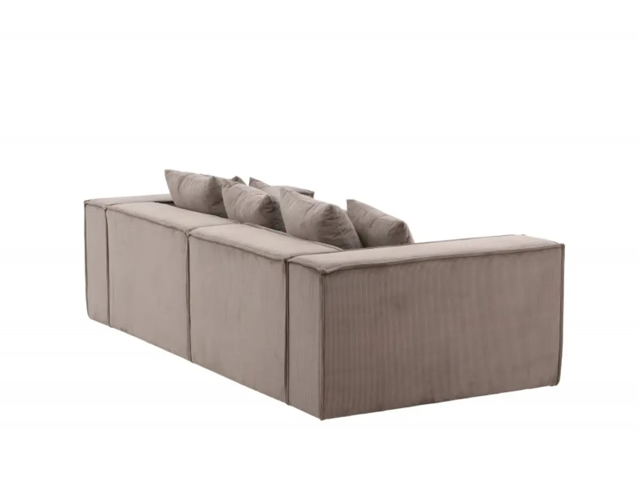 Billede 13 - Gillholmen 3 personers Sofa  - Brun Fløjl