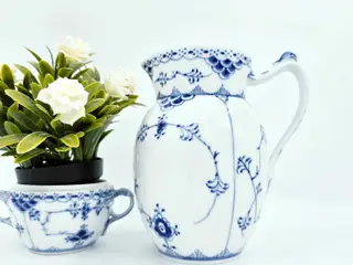 Musselmalet Halvblonde Kande Porcelæn