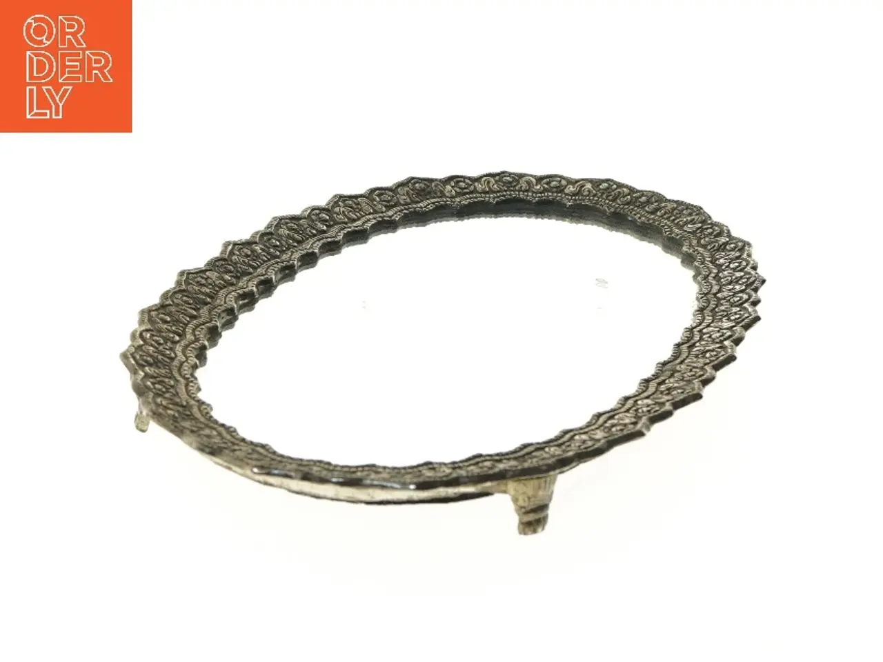 Billede 3 - Oval dekoreret bakke (str. 40x25 cm)