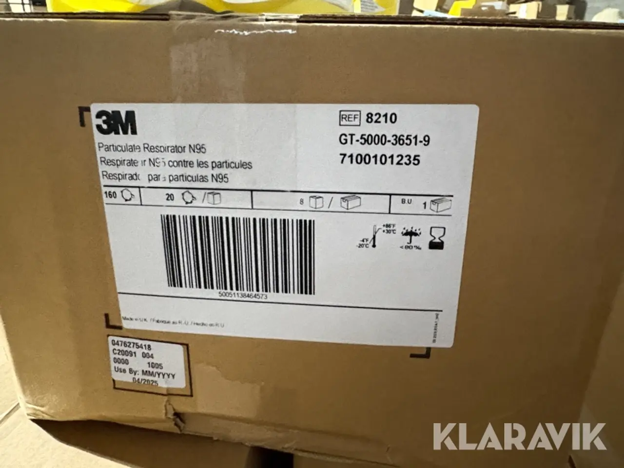 Billede 7 - Støvmasker 3M N95 480 styk