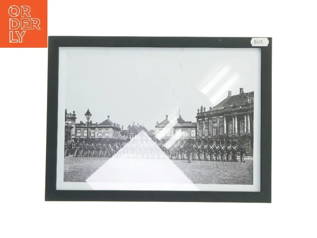 Billede 1 - Sort billedramme med gammelt fotografi fra Accent by Fosan (str. 21x29,7 cm)